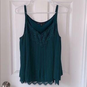 White House black market teal tank